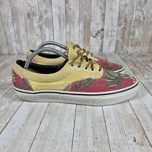 Vans Era Floral Canvas Sneakers Low Top Casual Shoes Men's Size 10‎